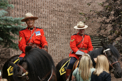 Mounted Police At Calgary Stampede