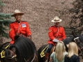 Mounted Police At Calgary Stampede