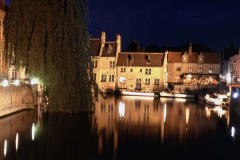 Brugge Canal Night