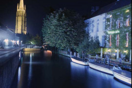 Brugge Canal Night01