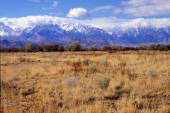 Sierras In The Fall From Ownes Valley