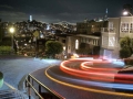 San Francisco Lombard Street At Night 01