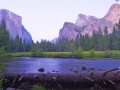 Yosemite Valley Bridel Veil Falls