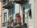 Lady On Balcony