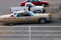 Cody Wyoming Rodeo Advertisment Car