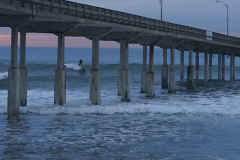 DSC06290c - OB Surfer Shooting Pier Sunset 1