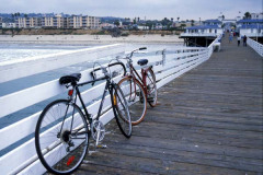 Bikes on Crystal Pier