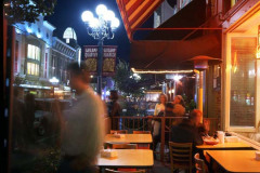 San Diego Gaslamp Quarter At Night 1