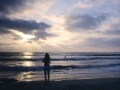 Girl Watching Sunset Windansea