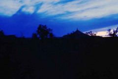 Leaving Canyon Lands At Dusk