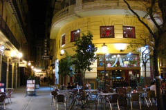 Valencia Cafe At Night