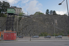 Stockholm Old Elevator Above Harbor - DSC03521